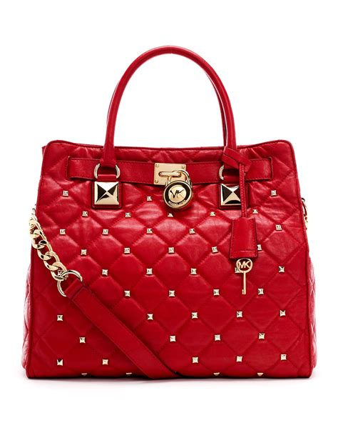 michael kors red hamilton bag|michael kors hamilton bag discount.